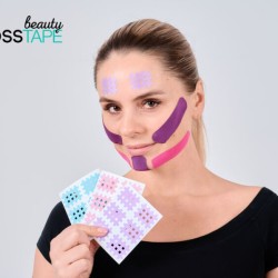 Кросс тейпы BB Cross Tape Beauty бежевый (тип В) 2,8см*3,6см (120 шт)