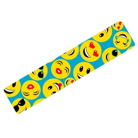 Кинезио тейп BB Design смайлики голубые 5см*5м