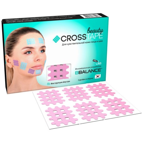 Кросс тейпы BB Cross Tape Beauty сакура (тип В) 2,8см*3,6см (120 шт)
