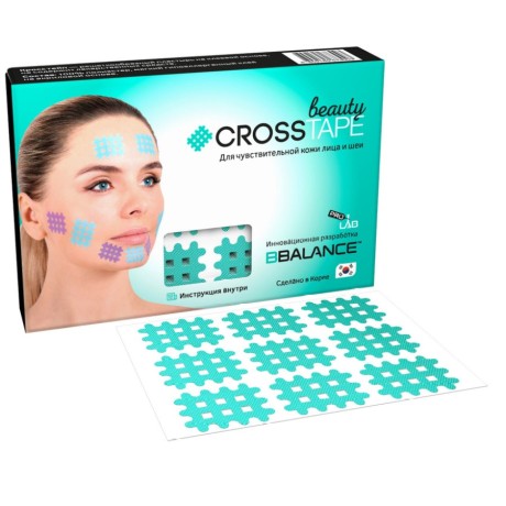 Кросс тейпы BB Cross Tape Beauty мята (тип А) 2,1см*2,7см (180 шт)