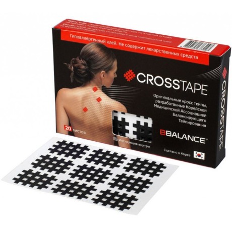 Кросс тейпы BB-Cross Tape (тип А) черный 2,1см*2,7см (180 шт)