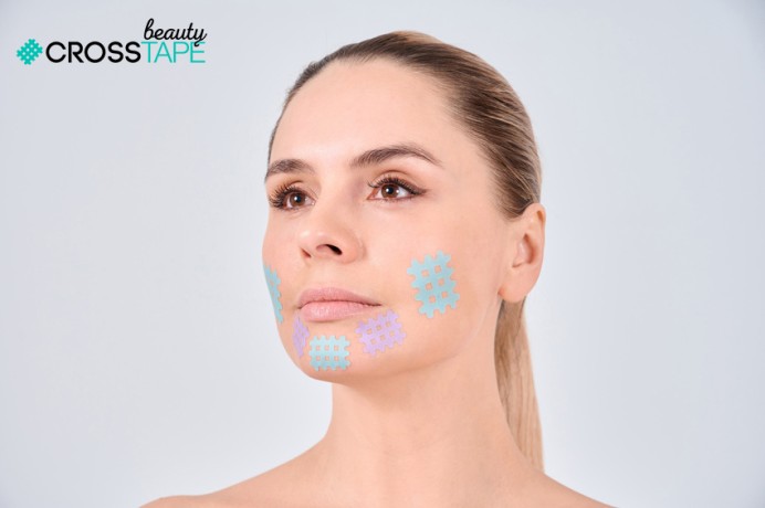 Кросс тейпы BB Cross Tape Beauty мята (тип В) 2,8см*3,6см (120 шт)