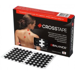 Кросс тейпы BB-Cross Tape (тип С) черный 4,9см*5,2см (40 шт)