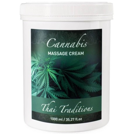 Массажный крем для тела от отёков Каннабис 1л