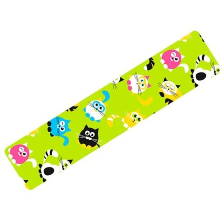Кинезио тейп BB Design кошки лайм 5см*5м