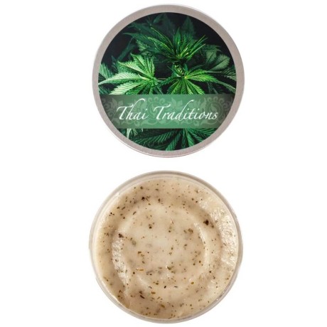 Соляной скраб для тела от отёков Каннабис 1л