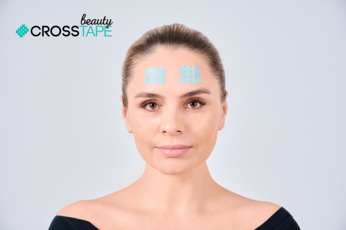 Кросс тейпы BB Cross Tape Beauty лаванда (тип С) 4,9см*5,2см (40 шт)