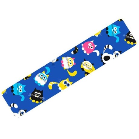 Кинезио тейп BB Design кошки темно-синие 5см*5м