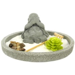 Садик Дзен Будда искусственный камень M326-3 (20х26x10см)