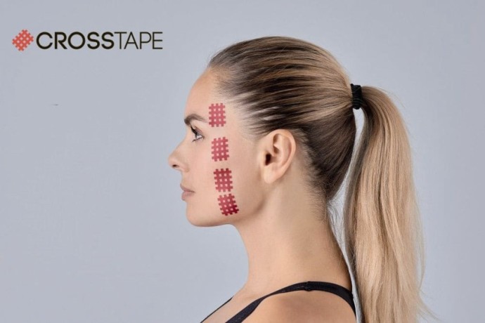 Кросс тейпы BB-Cross Tape (тип В) тёмно-синий 2,8см*3,6см (120 шт)