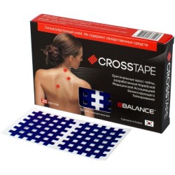 Кросс тейпы BB-Cross Tape (тип С) тёмно-синий 4,9см*5,2см (40 шт)