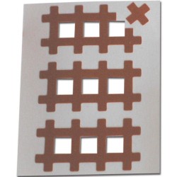 Аку тейпы BB-Acu Tape бежевый 1см*1см (640 шт)