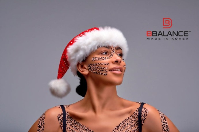 Кинезио тейп BB Face Pack леопард 2,5см*5м (2 рул)