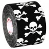 Кинезио тейп BB Design черепа черн. /белый 5см*5м