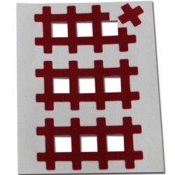 Аку тейпы BB-Acu Tape красный 1см*1см (640 шт)