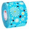 Кинезио тейп BB Design божьи коровки голубой 5см*5м