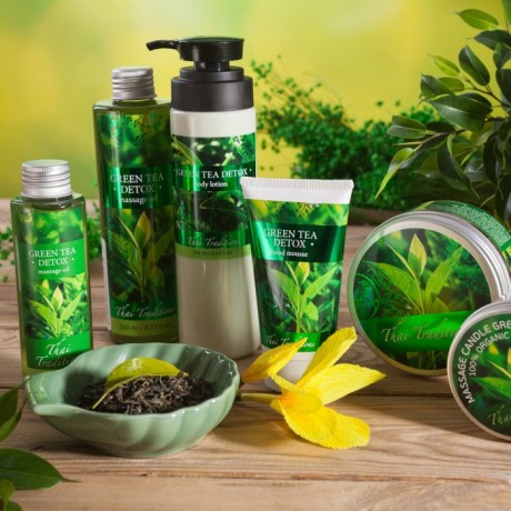 Масло массажное антицеллюлитное Зеленый Чай Детокс (5 л)