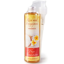 Масло массажное гипоаллергенное Рис и Франджипани (260 мл)