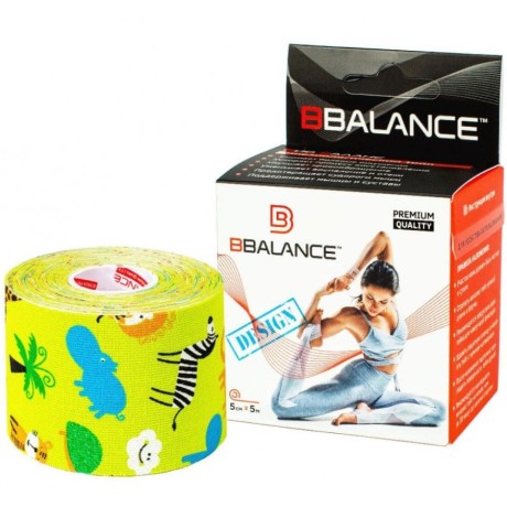 Кинезио тейп BB Design сафари лайм 5см*5м