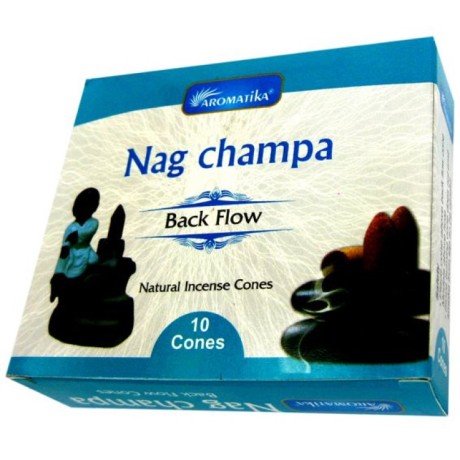 Благовония стелющийся дым Aromatika Nag Champa (10 шт)