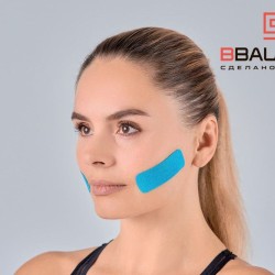 Кинезио тейп BB Face Pack шелк голубой 2,5см*5м (2 рул)