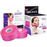 Кинезио тейп BB Face Pack шелк розовый 2,5см*5м (2 рул)