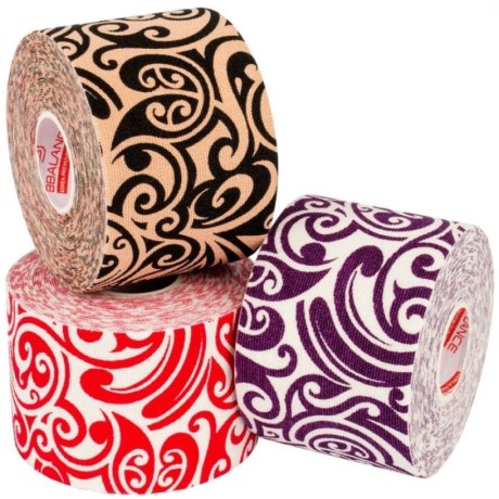 Кинезио тейп BB Design тату фиолетовый 5см*5м