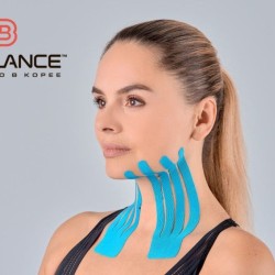 Кинезио тейп BB Face Tape шелк голубой 5см*5м