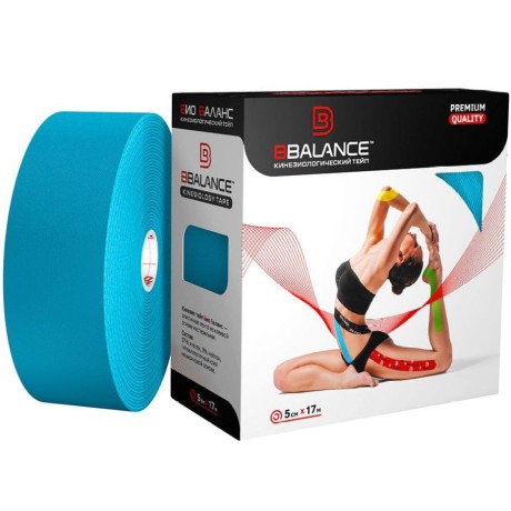 Кинезио тейп BB голубой 5см*17м