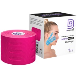 Кинезио тейп BB Lymph Face розовый 5см*5м
