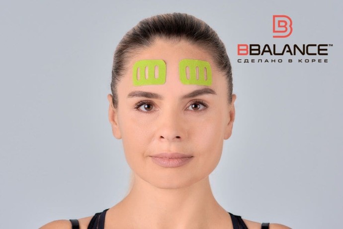 Кинезио тейп BB Lymph Face лайм 5см*5м