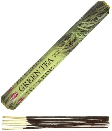 Благовония шестигранники Hem "Зелёный чай" (20 шт)