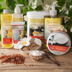 Массажный крем Рис и Франжипани (1 л)