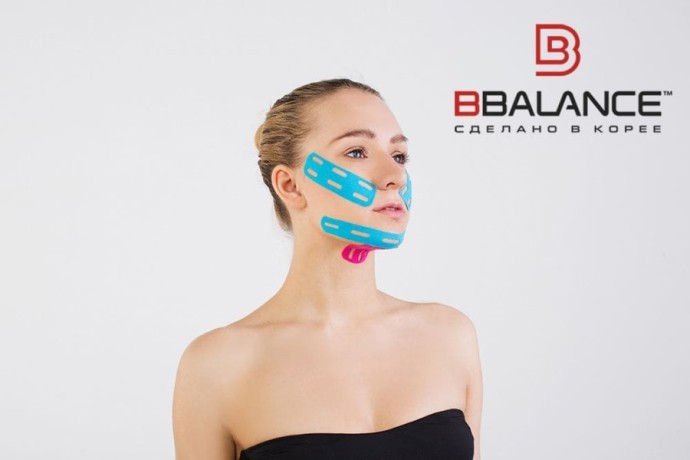 Кинезио тейп BB Lymph Face бежевый 10см*5м