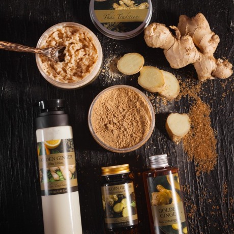 Массажный крем антицеллюлитный Золотой Имбирь (1 л)