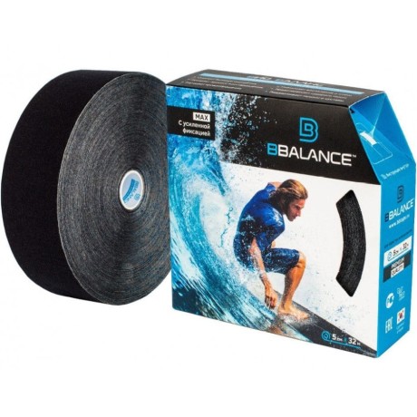 Кинезио тейп BB Max черный 5см*17м