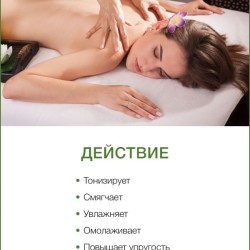 Масло массажное увлажняющее Лотос (260 мл)