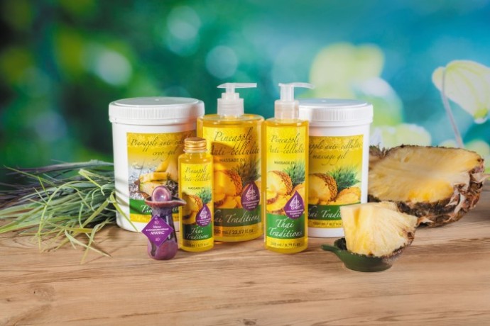 Массажный гель антицеллюлитный Ананас (1 л)