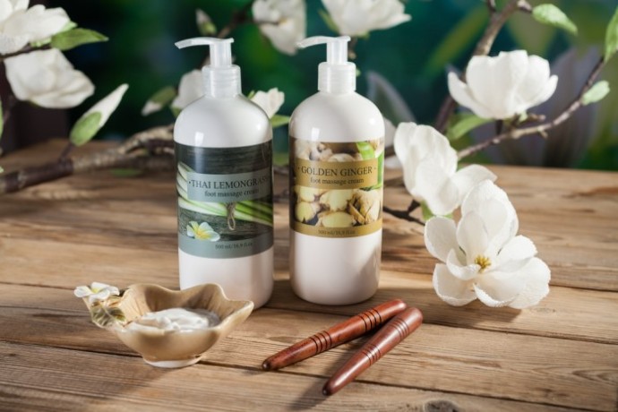 Массажный крем для ног Золотой Имбирь (500 мл)