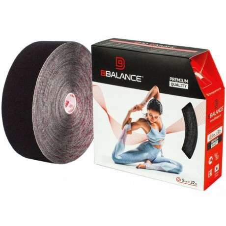 Кинезио тейп BB черный 5см*32м