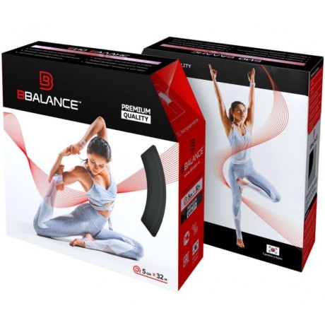 Кинезио тейп BB черный 5см*32м