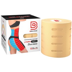 Кинезио тейп перфорированный BB Lymph Tape бежевый 7,5см*5м