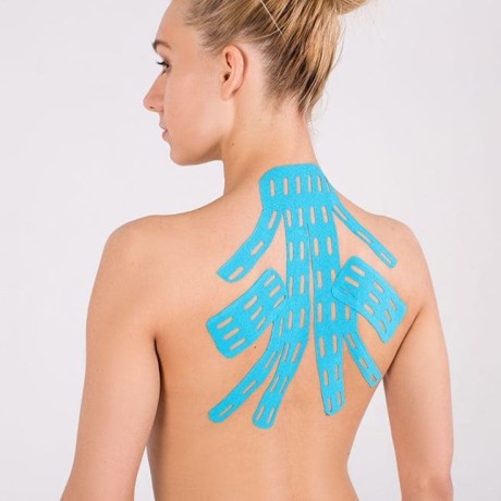 Кинезио тейп перфорированный BB Lymph Tape бежевый 7,5см*17м