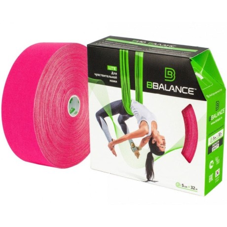 Кинезио тейп BB Lite розовый 5см*32м