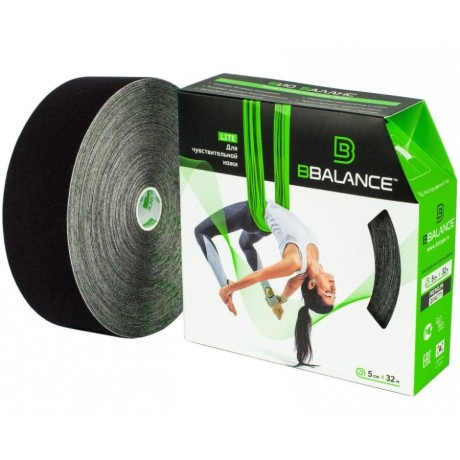 Кинезио тейп BB Lite черный 5см*32м