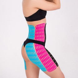 Кинезио тейп перфорированный BB Lymph Tape голубой 10см*5м