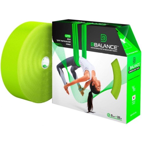 Кинезио тейп BB Lite лайм 5см*32м