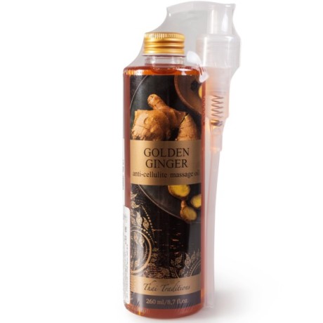 Масло массажное антицеллюлитное Золотой Имбирь (260 мл)