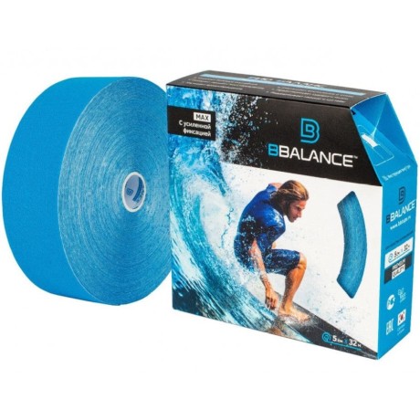 Кинезио тейп BB Max голубой 5см*32м