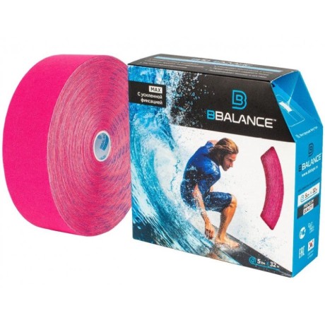 Кинезио тейп BB Max розовый 5см*32м